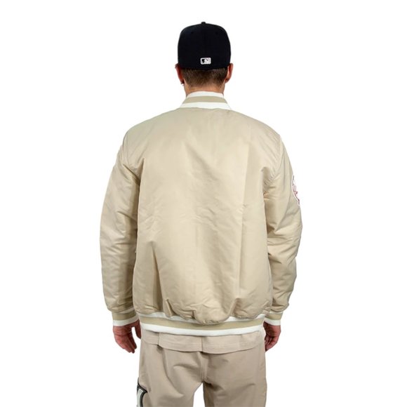 New Era New York Yankees Satin Varsity Jacket 2009 World Series Patch Men's - Picture 10 of 10